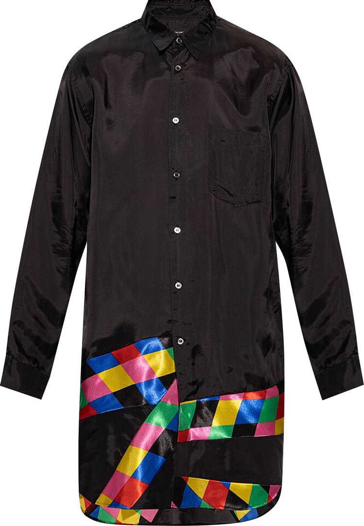 Comme des Garcons Homme Plus Patchwork Shirt Black