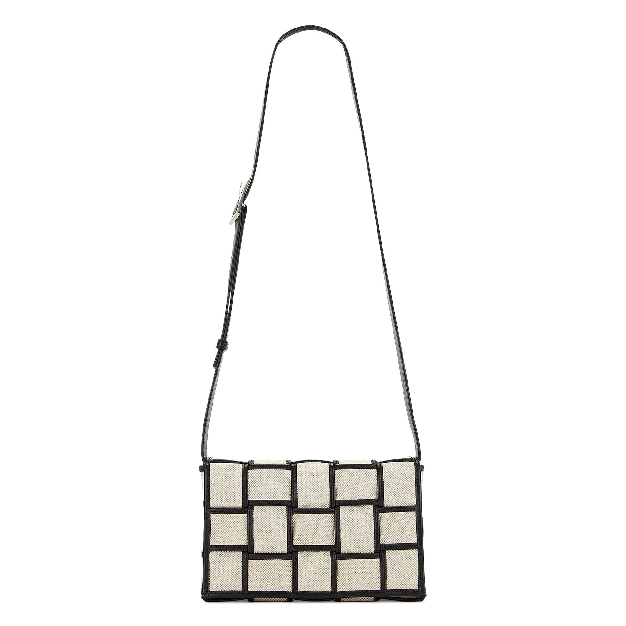 Buy Bottega Veneta Intreccio Canvas Mix Crossbody Bag