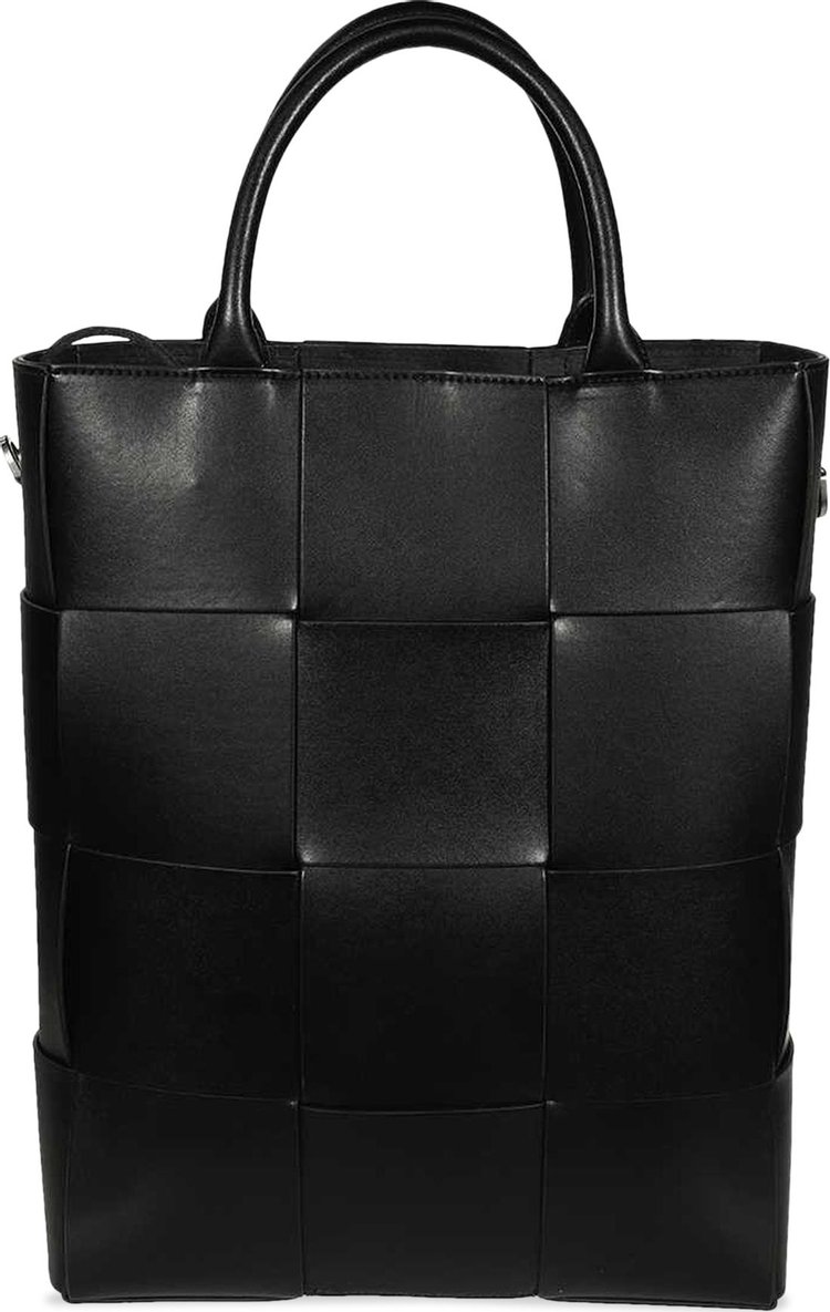 Bottega Veneta Arco Medium Shopper Bag 'Black/Silver'