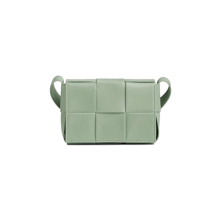 Bottega Veneta Mini Cassette Bag New SaugeSilver