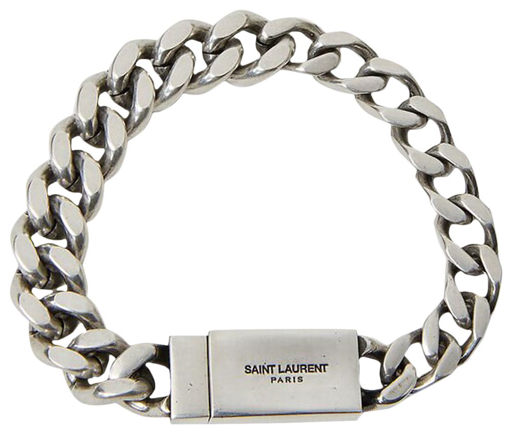 Saint laurent curb chain bracelet clearance