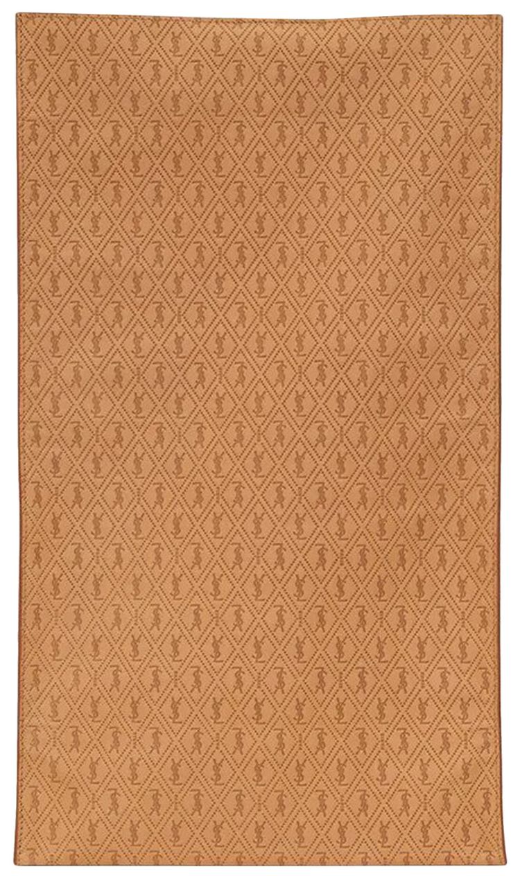 Saint Laurent Monogram Deli Paper Bag Vintage Brown