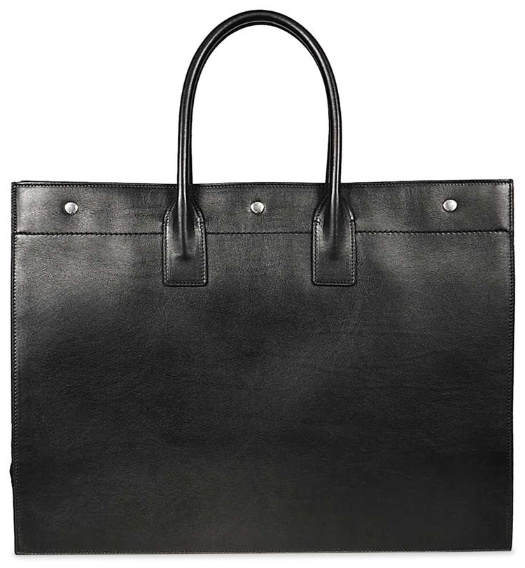 Saint Laurent Rive Gauche Large Tote Bag Black