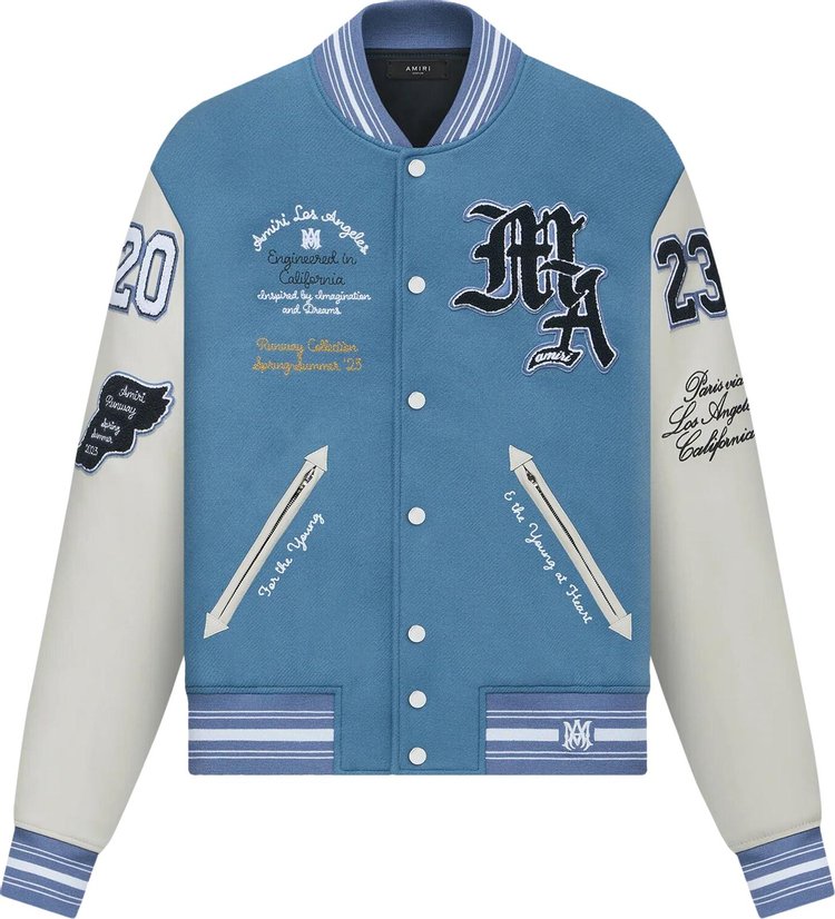 The Future Is Ours Varsity Jacket - Blue