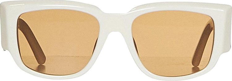 Palm Angels Laguna Sunglasses 'White/Brown'