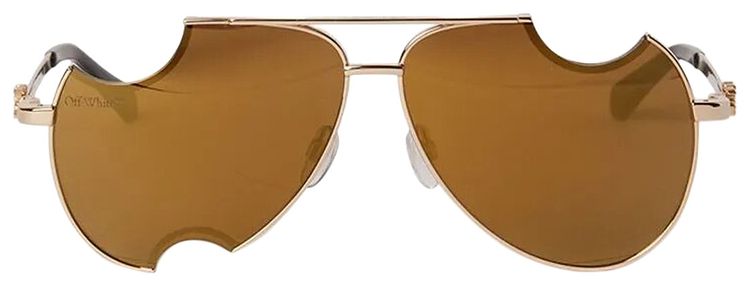 Off White Dallas Sunglasses Gold