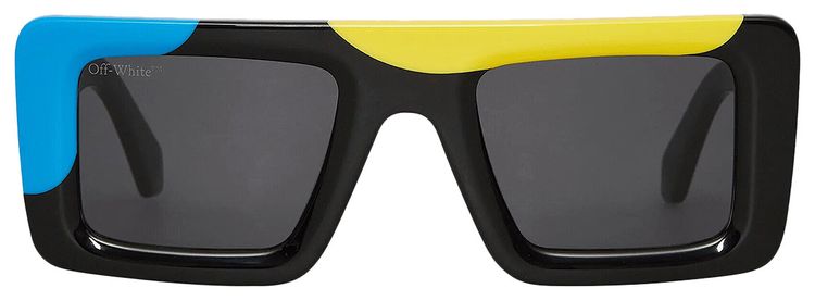 Off White Seattle Sunglasses YellowDark Grey