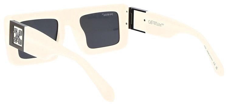 Off White Leonardo Sunglasses WhiteDark Grey