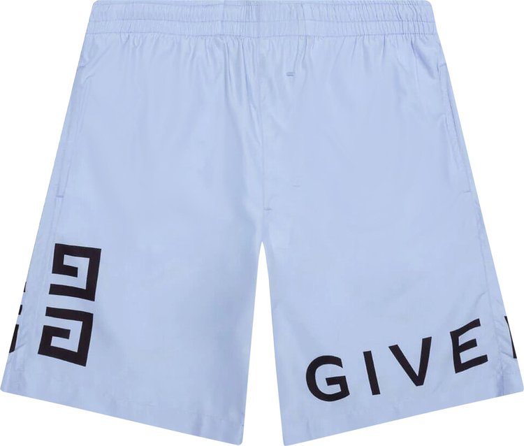 Givenchy 4G Long Swim Shorts 'Baby Blue'