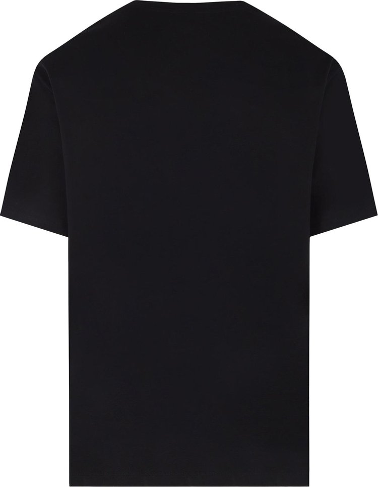 Balmain Printed T Shirt BlackWhite