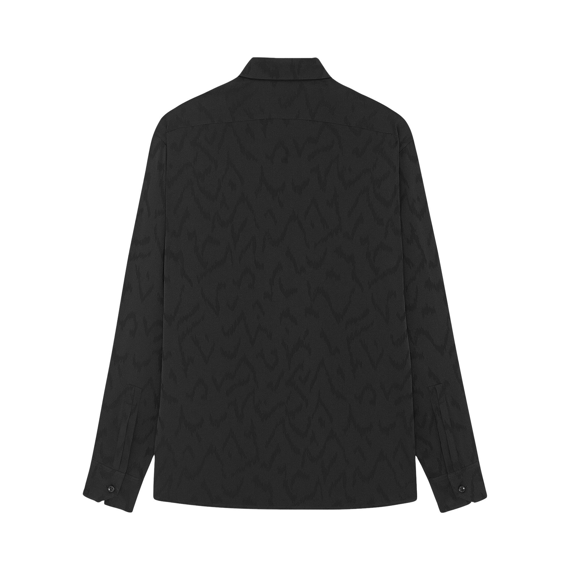 Buy Saint Laurent Silk Shirt 'Black' - 646850 Y2G27 1000 | GOAT