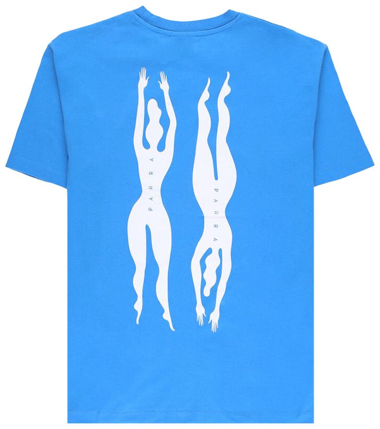 Parra Under Water T Shirt Greek Blue