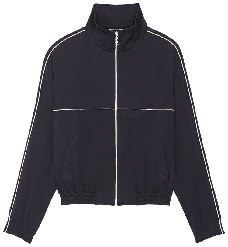 Saint Laurent Teddy Jacket Marine Fonce
