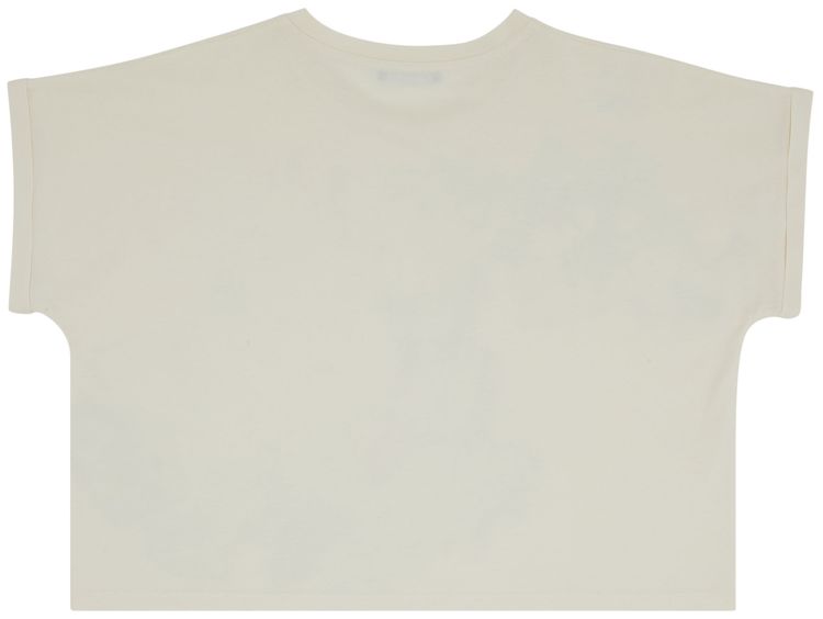 Balmain Pastel Printed Cropped T Shirt FicellePastel