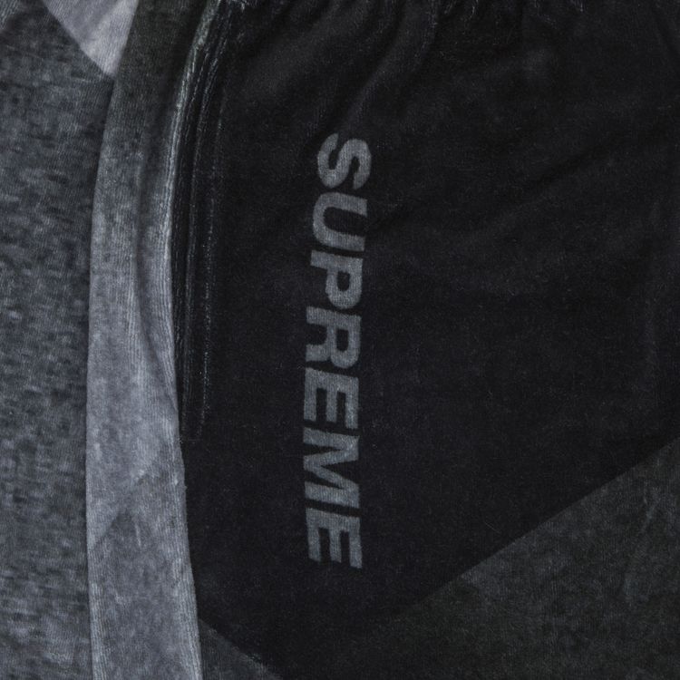 Supreme Geo Velour Short Black