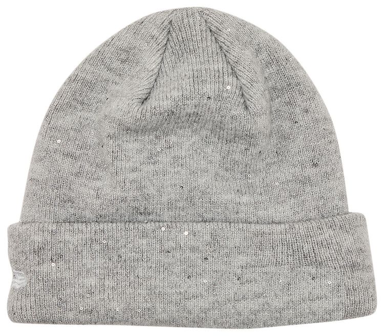 Supreme x New Era Metallic Arc Beanie Grey