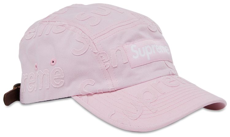 Supreme Lasered Twill Camp Cap Pink