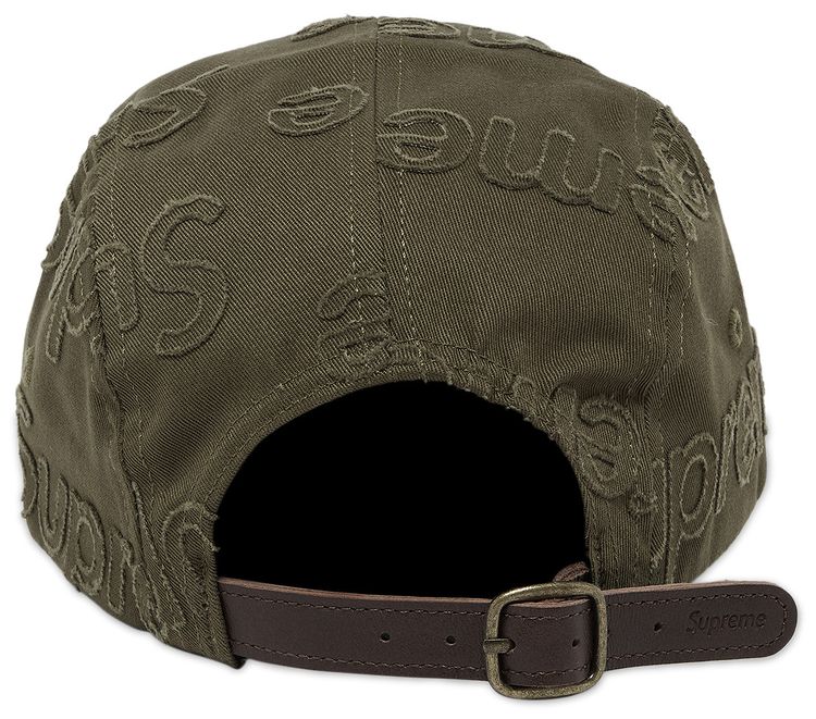 Supreme Lasered Twill Camp Cap Olive