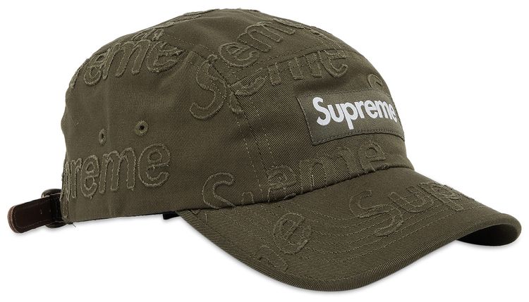 Supreme Lasered Twill Camp Cap Olive