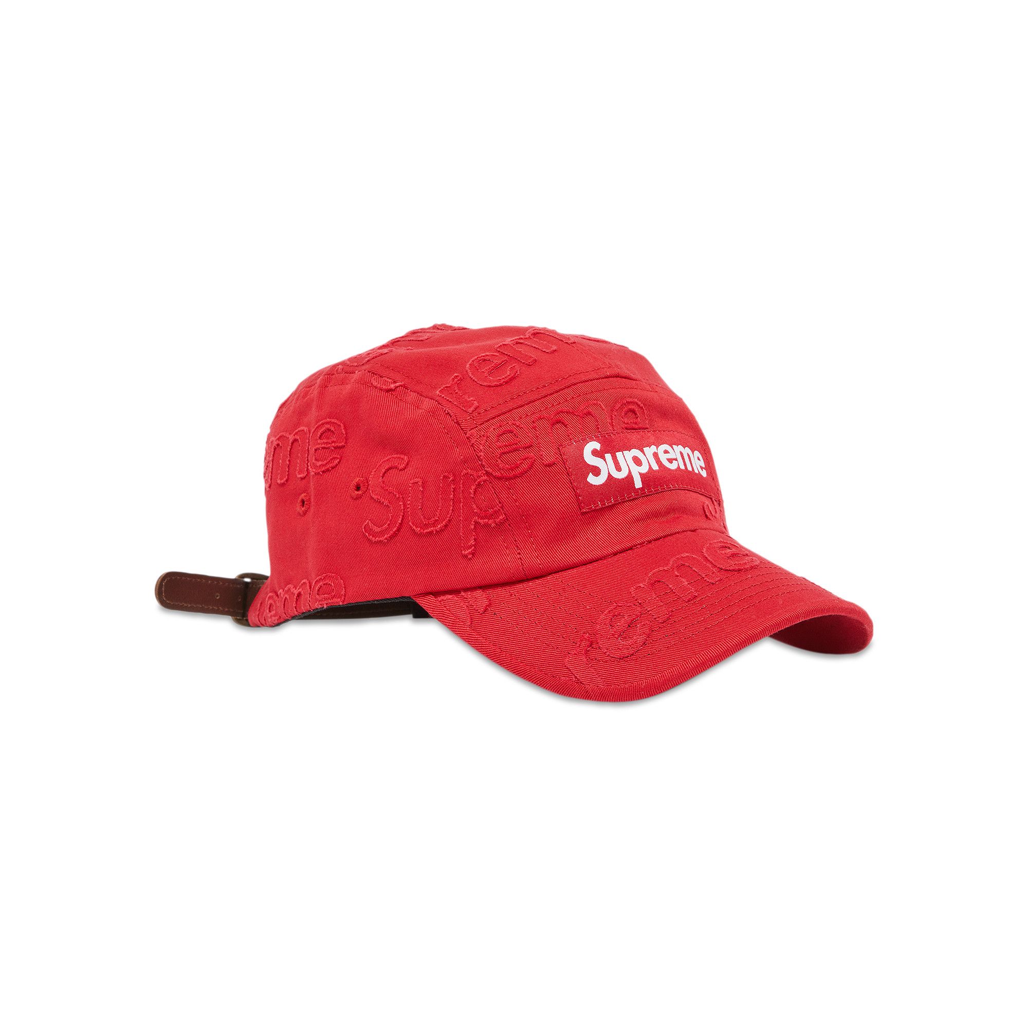 Buy Supreme Lasered Twill Camp Cap 'Red' - SS23H14 RED | GOAT