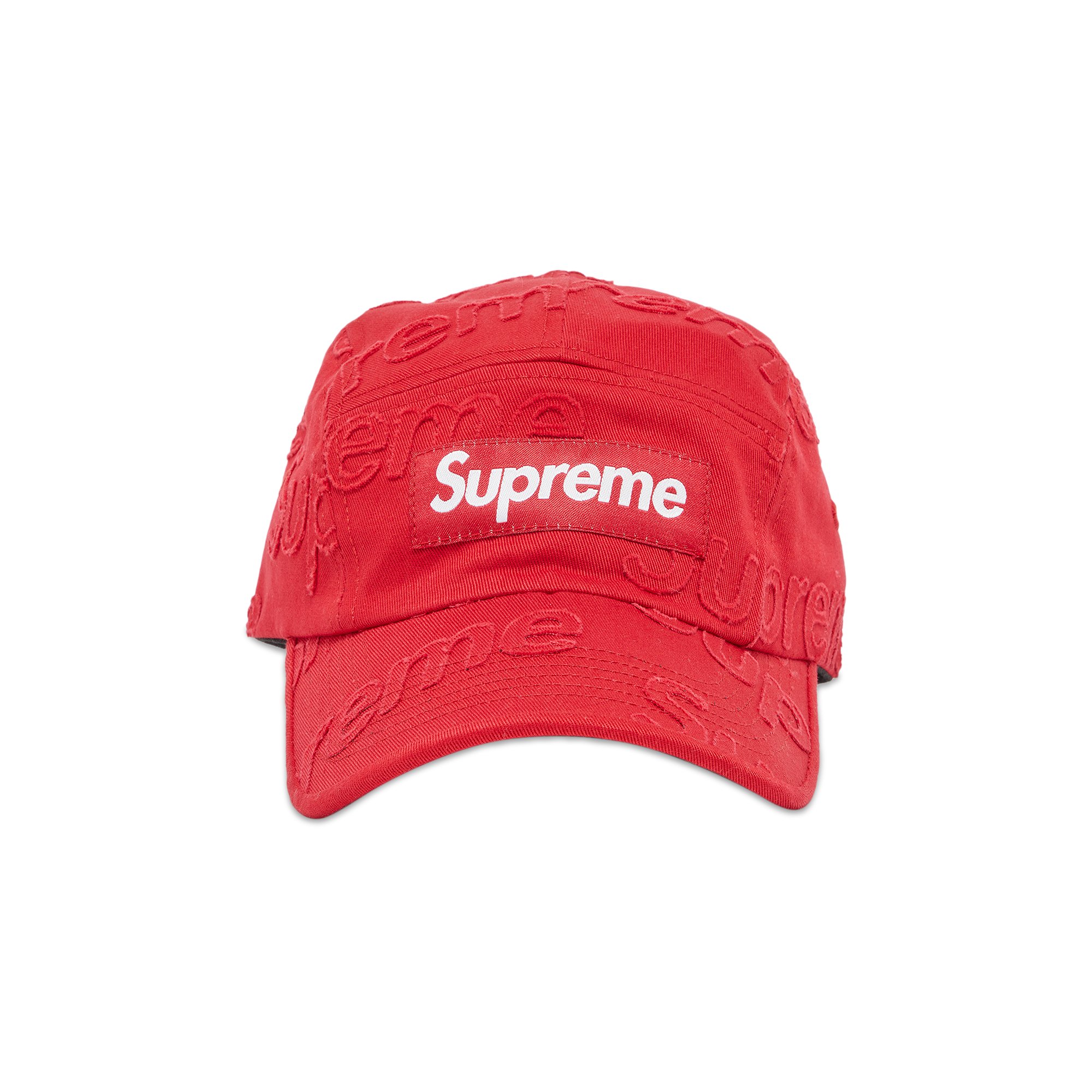 Supreme Lasered Twill Camp Cap 'Red'