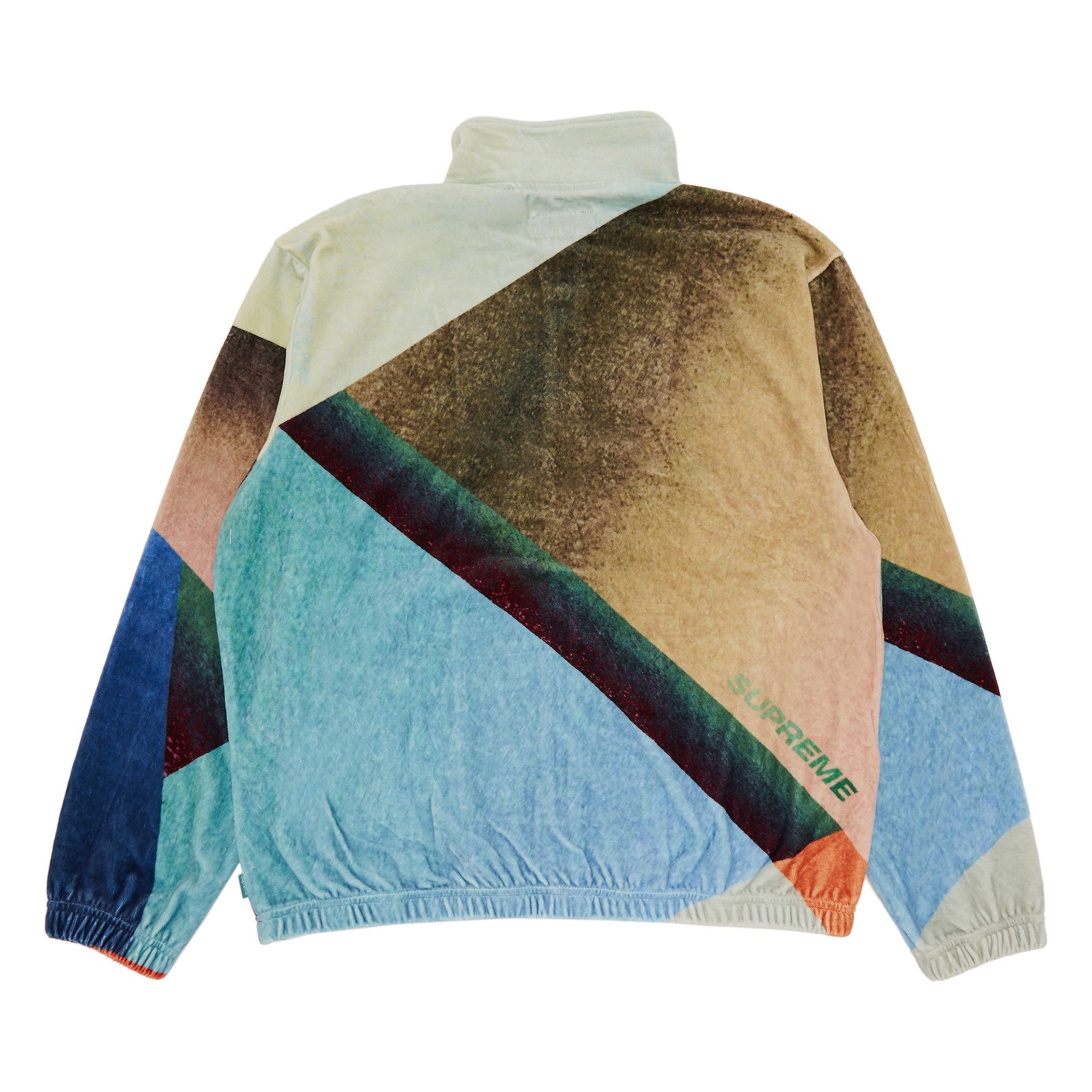 Buy Supreme Geo Velour Track Jacket 'Multicolor' - SS23J55 Buy Supreme Geo Velour Track Jacket 'Multicolor' - SS23J55