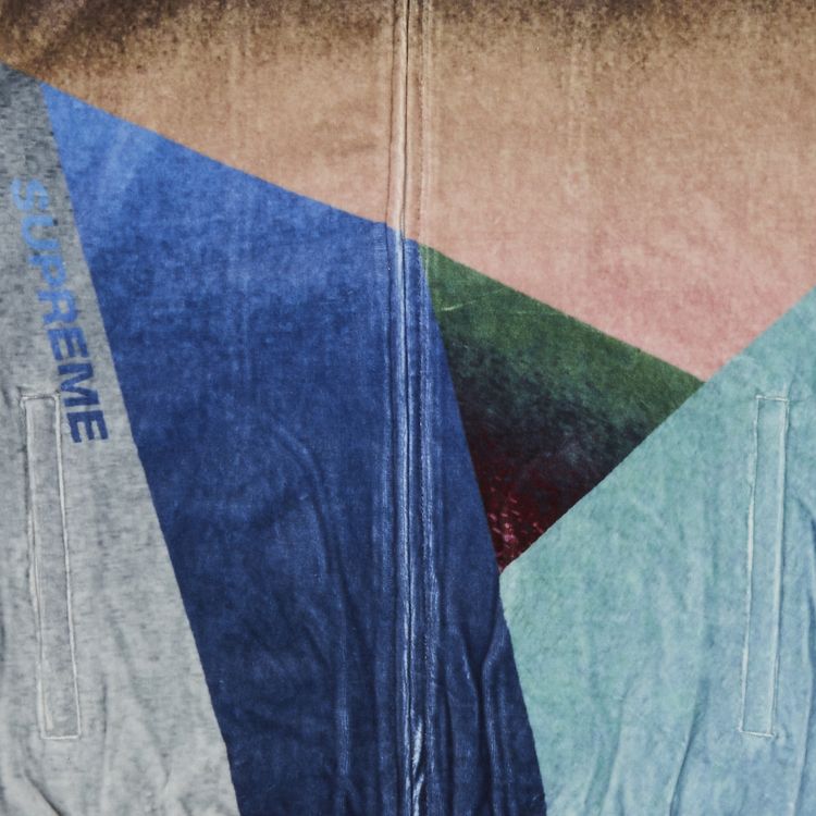 Supreme Geo Velour Track Jacket Multicolor