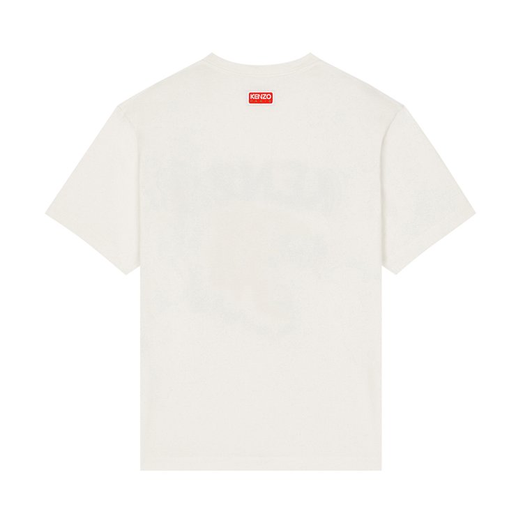 Kenzo Tiger Varsity Classic T Shirt Off White