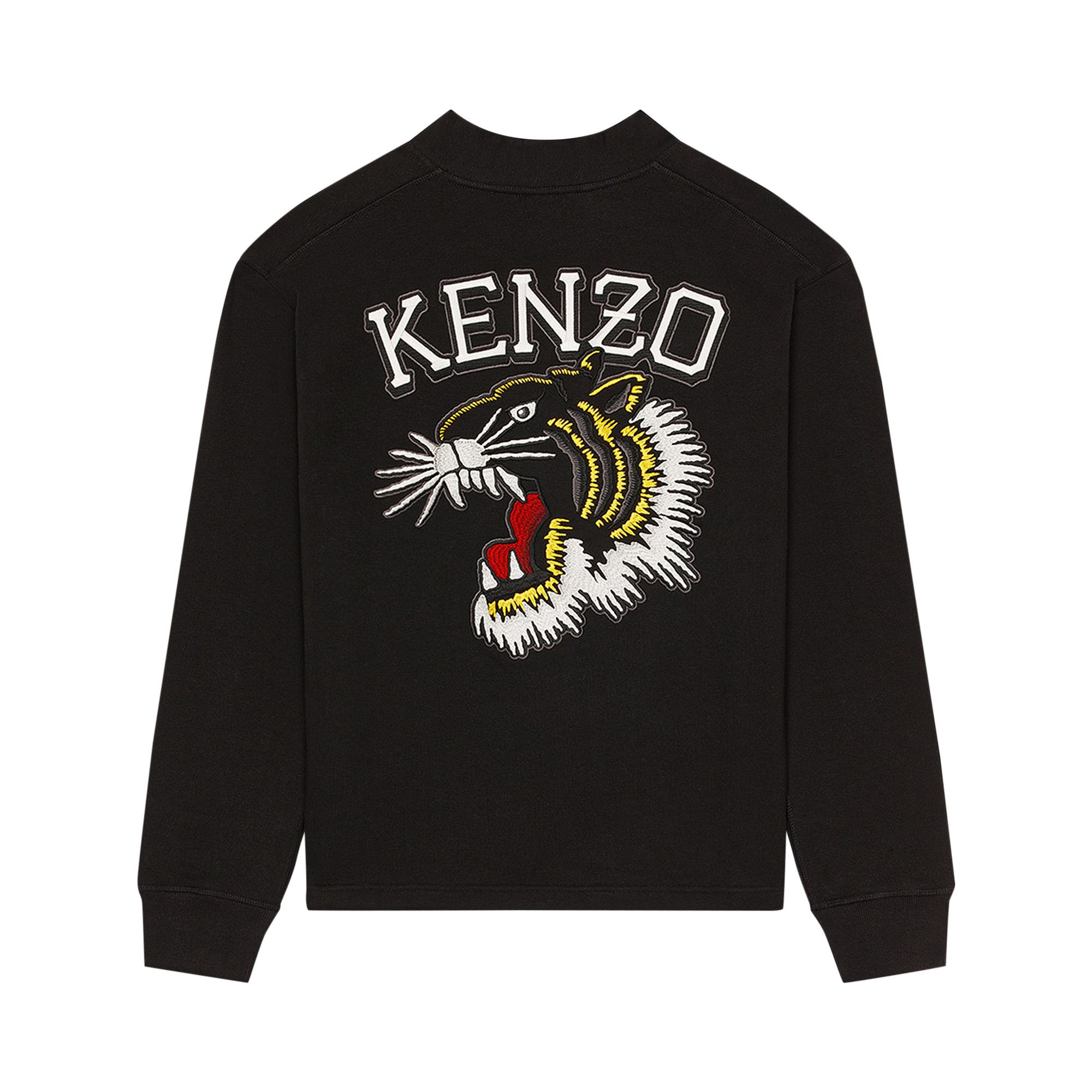 Buy Kenzo Tiger Varsity Classic Cardigan 'Black' - FD65SW2514ME