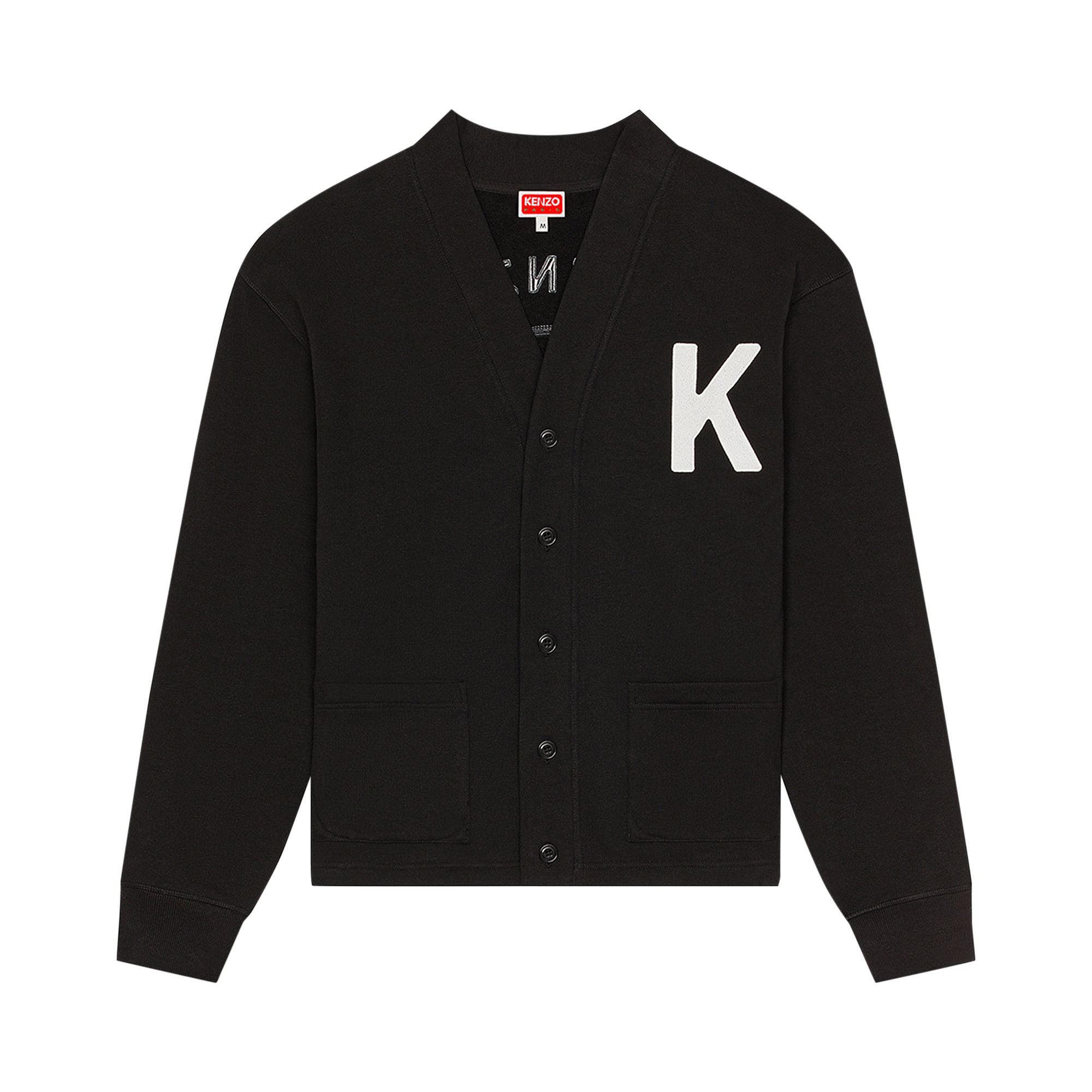 Buy Kenzo Classic Cardigan 'Black' - FD65SW0484ME 99J | GOAT