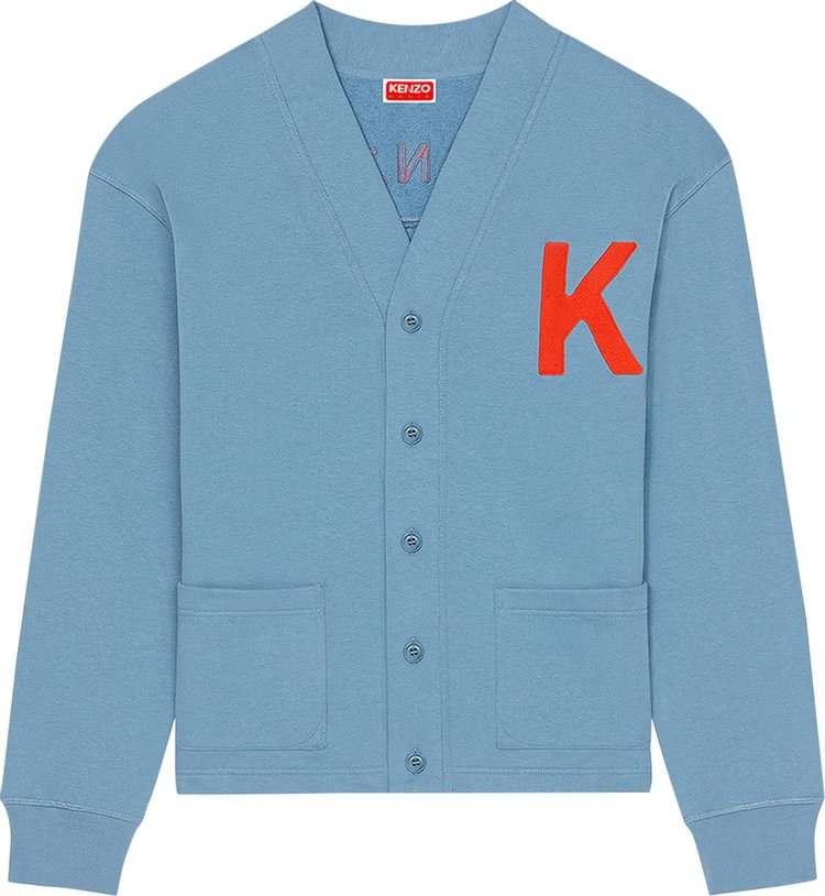 Kenzo Classic Cardigan Cyan