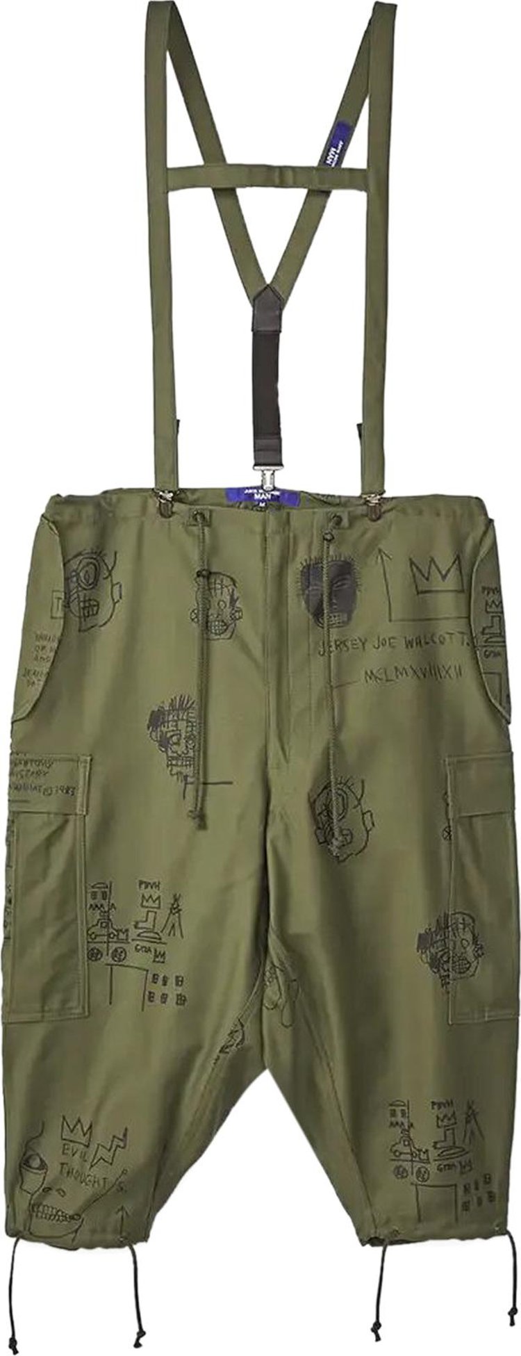 Junya Watanabe Jean-Michel Basquiat Print Pants 'Green'