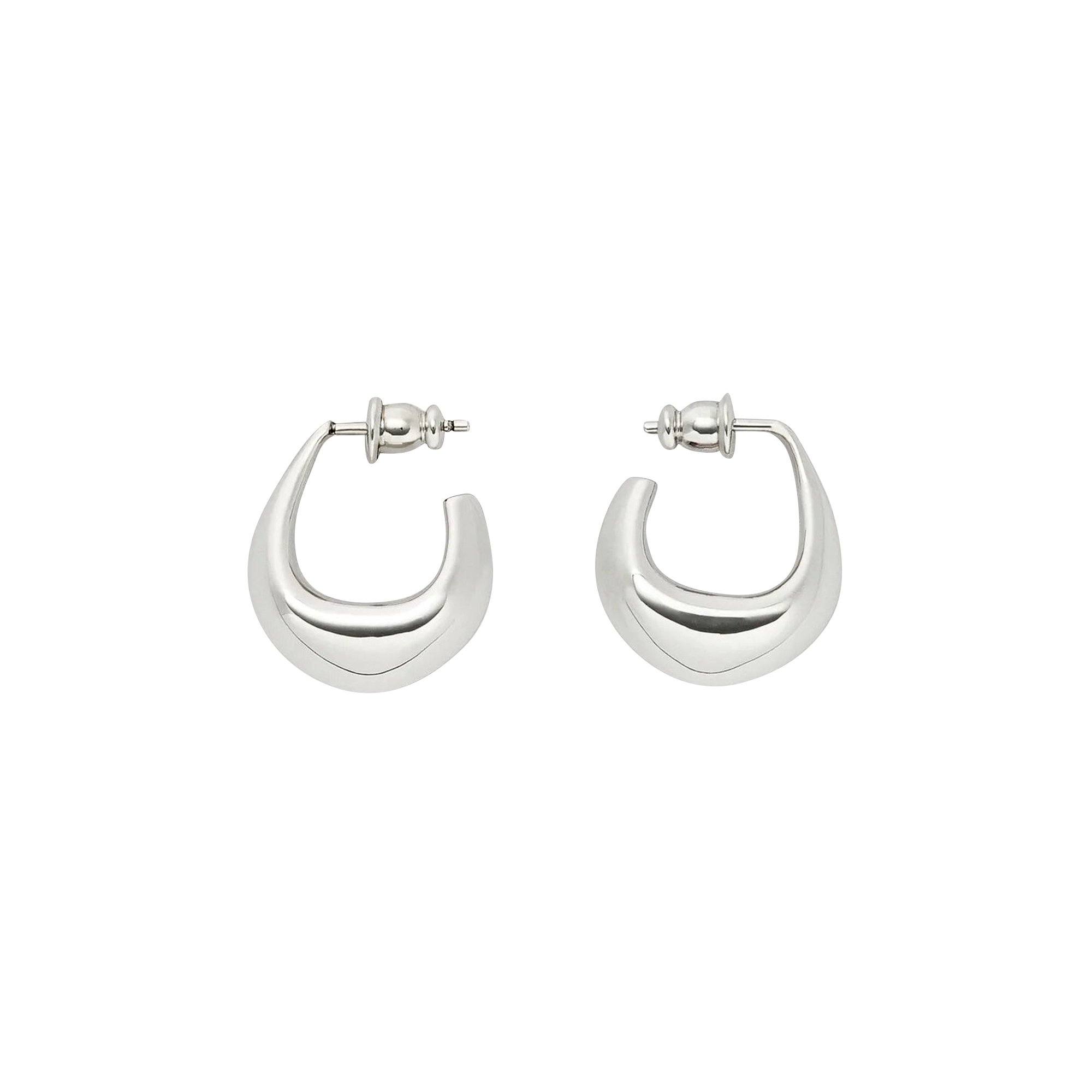 Buy Lemaire Curved Mini Drop Earring 'Silver' - AC278 LO009 927 | GOAT