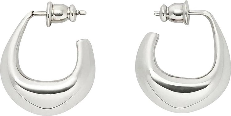 Lemaire Curved Mini Drop Earring 'Silver'