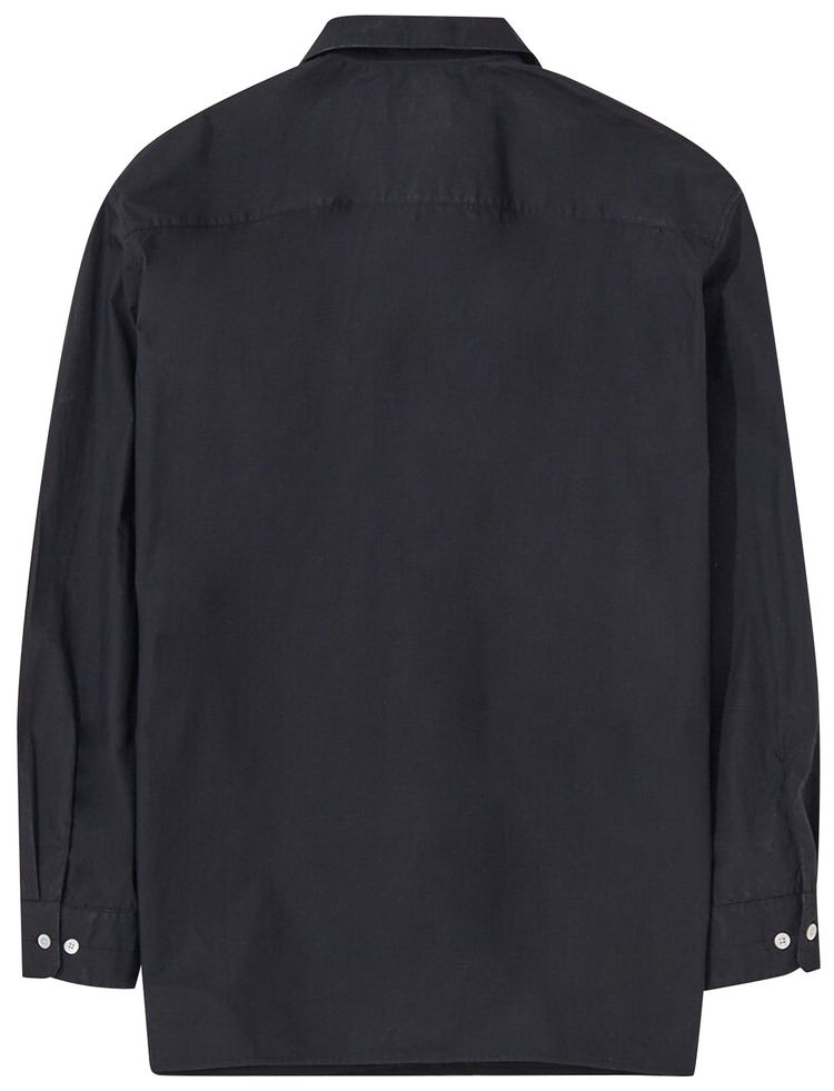 Lemaire Twisted Shirt Black