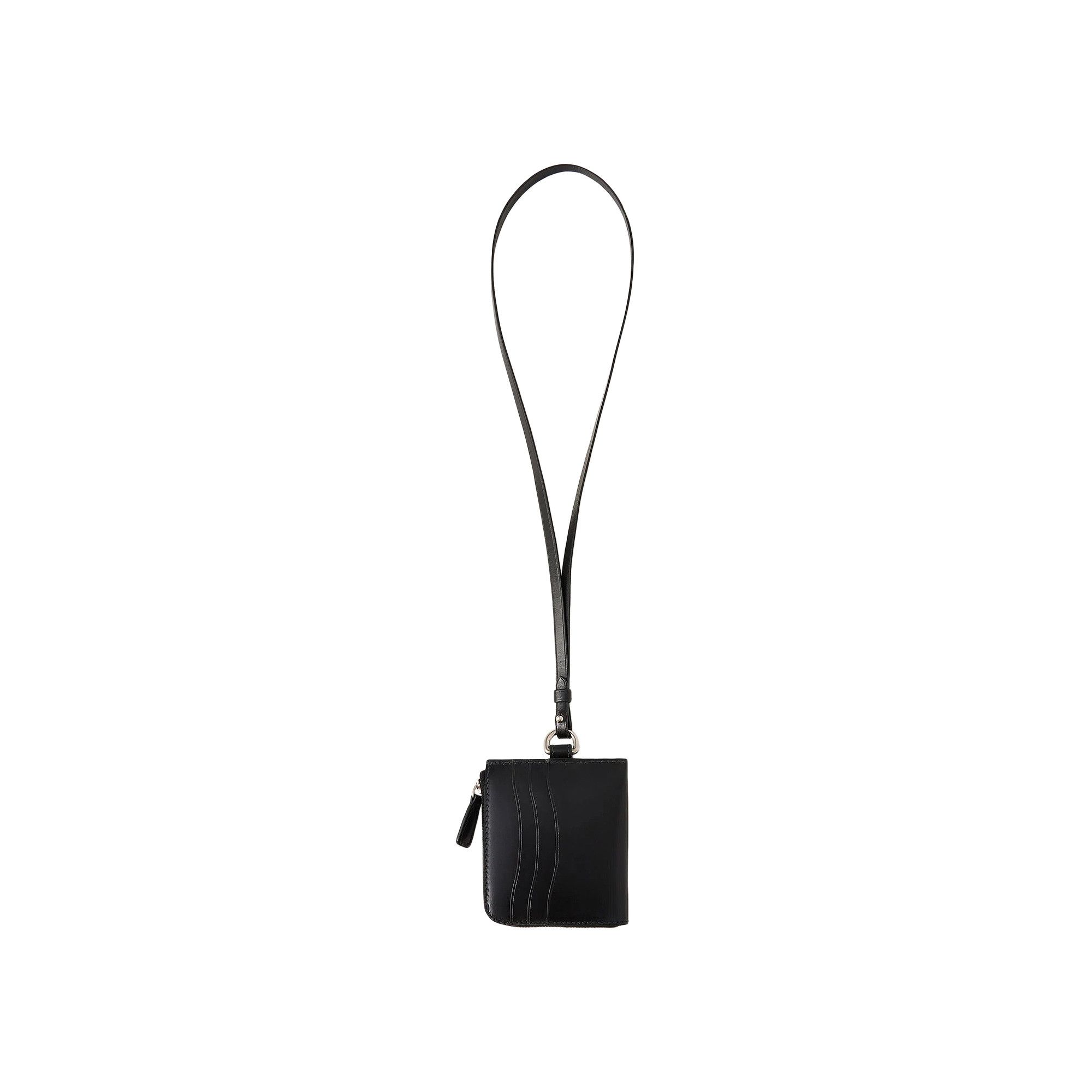 Buy Lemaire Ransel Zip Card Holder 'Black' - AC1024 LL0016 999