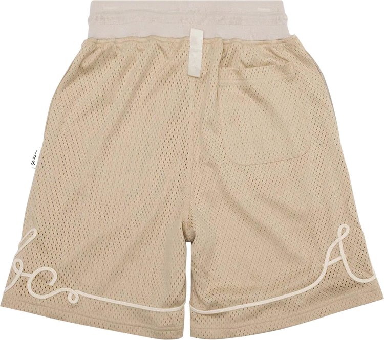 Advisory Board Crystals Soutache Basketball Shorts Ecru