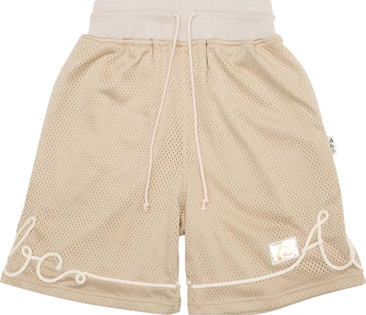 Advisory Board Crystals Soutache Basketball Shorts Ecru