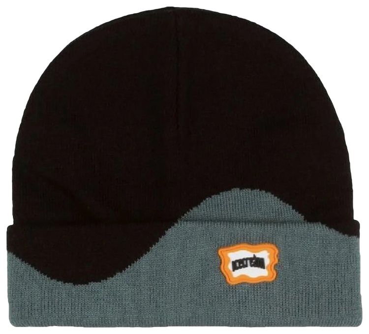 Icecream Yin Knit Hat Black