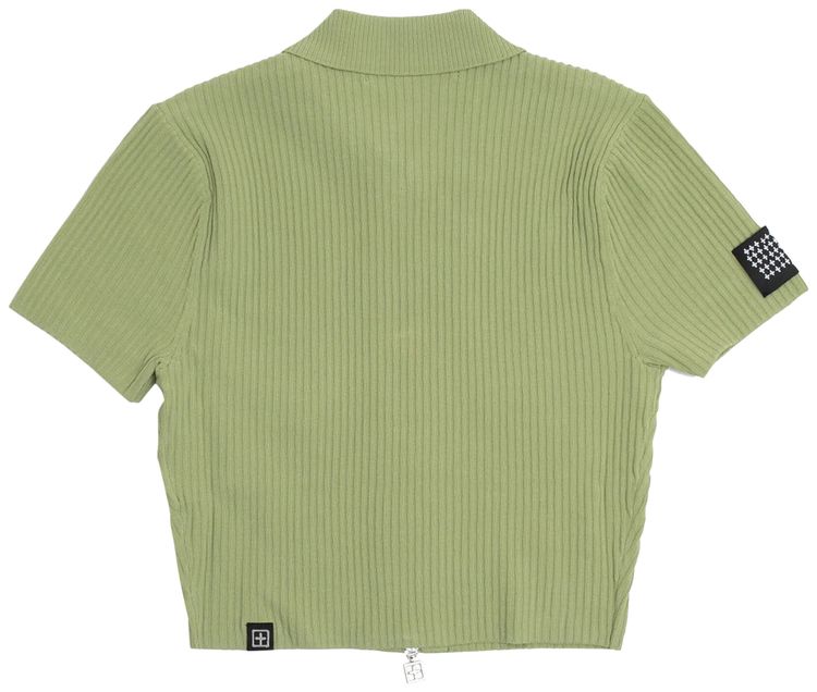 Ksubi League Short Sleeve Polo Green