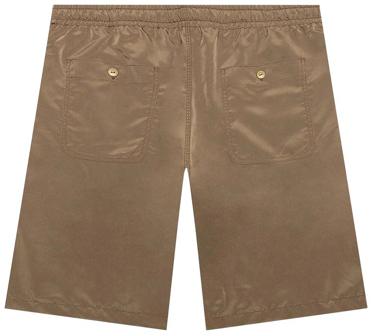 Needles Basketball Shorts Camel