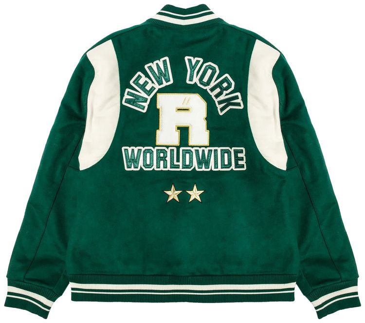Puma x Rhuigi Varsity Jacket Evergreen