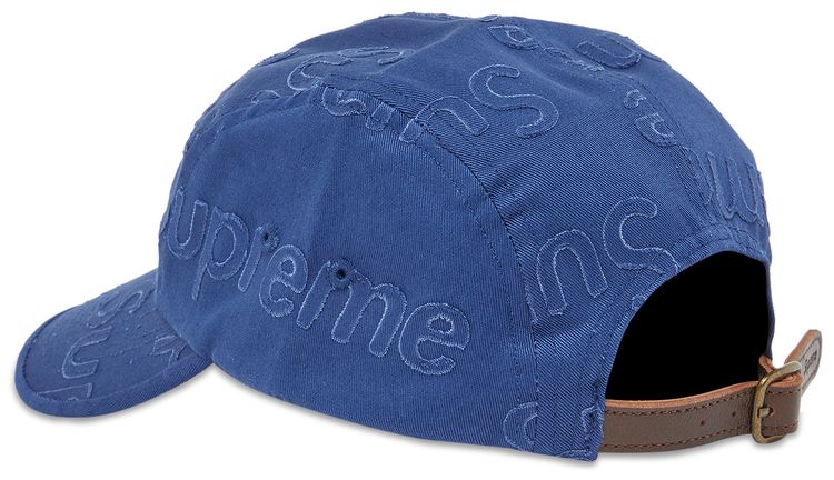 Supreme Lasered Twill Camp Cap Navy