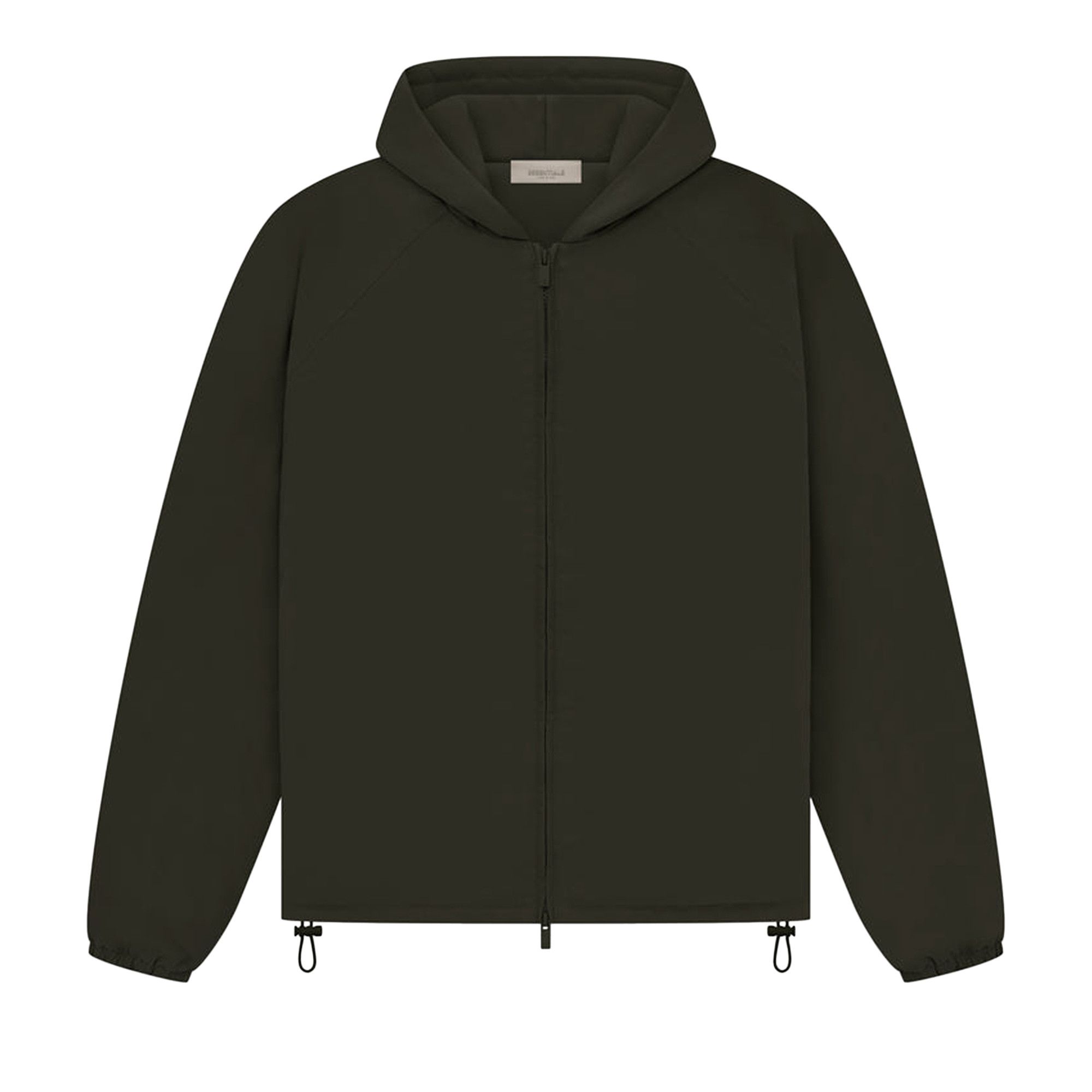 Buy Fear of God Essentials Full Zip Jacket Off Black 202BT224240F GOAT