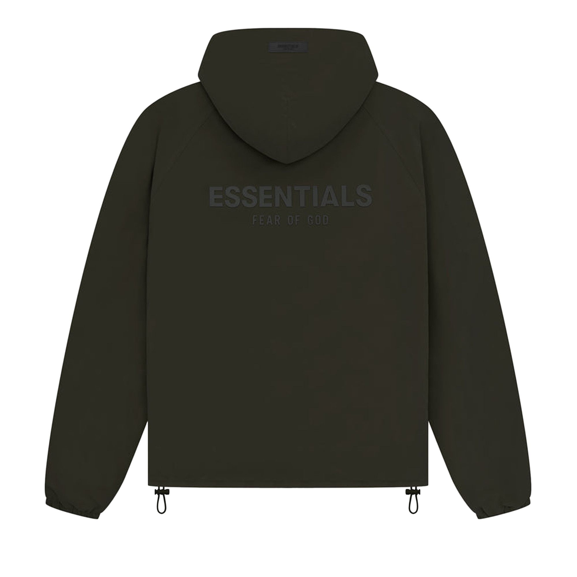Fear of god essentials hooded zip shacket new arrivals