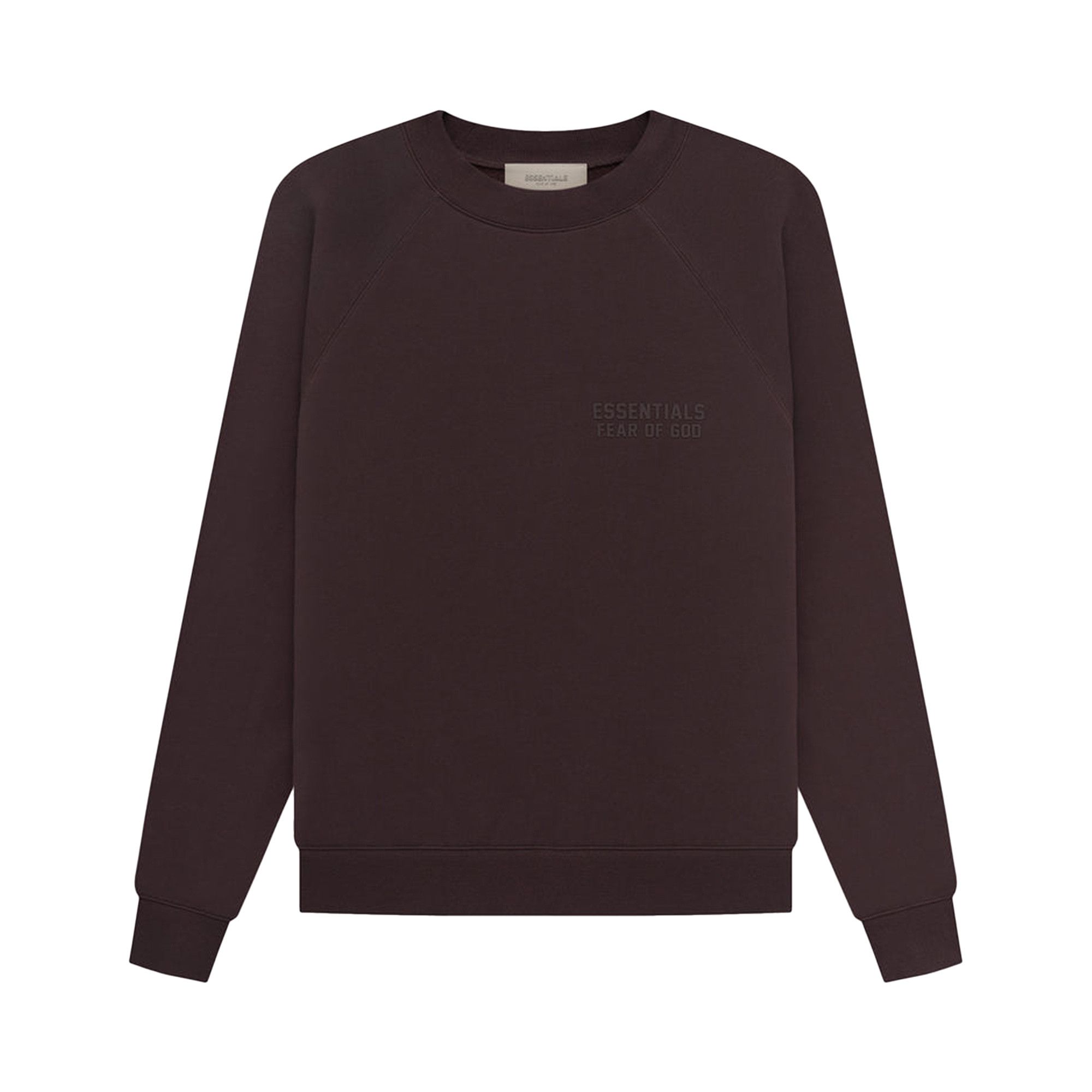 Buy Fear of God Essentials Crewneck Sweatshirt 'Plum