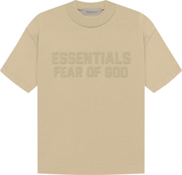 Fear of God Essentials Kids Short Sleeve Tee Sand