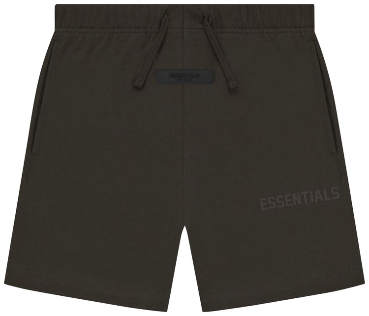 Fear of God Essentials Kids Jersey Short Off Black