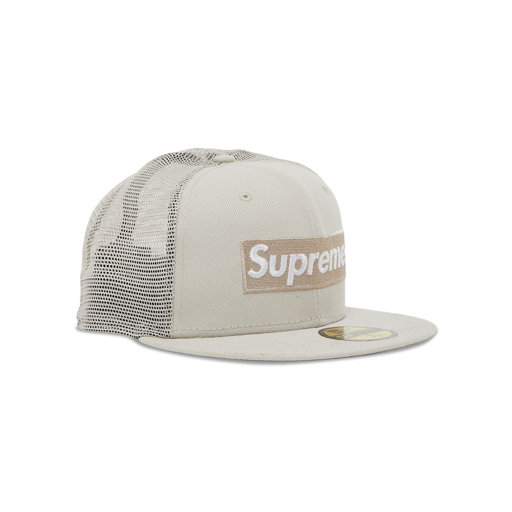 Buy Supreme x New Era Box Logo Mesh Back 'Stone' - SS23H115