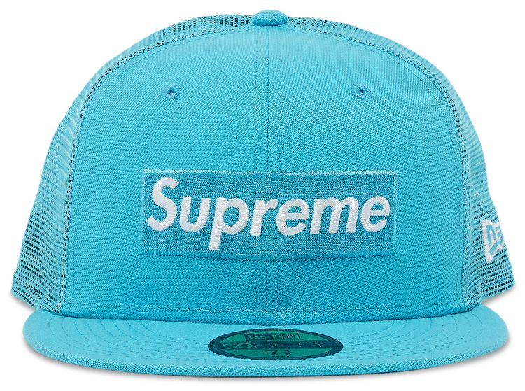 Supreme x New Era Box Logo Mesh Back Blue